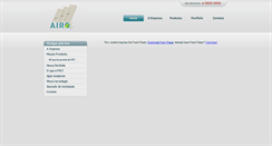 Desktop Screenshot of airopvc.com.br
